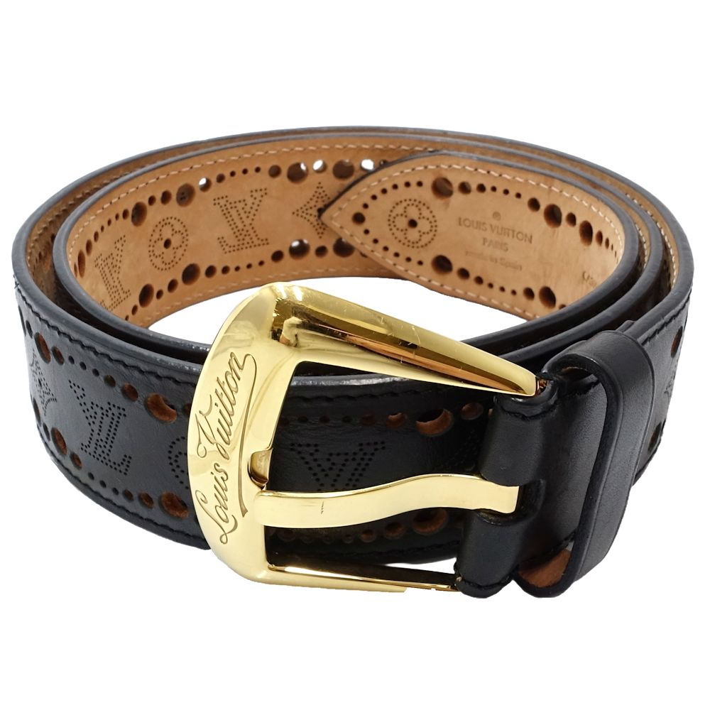 Louis Vuitton Leather Belt M9679