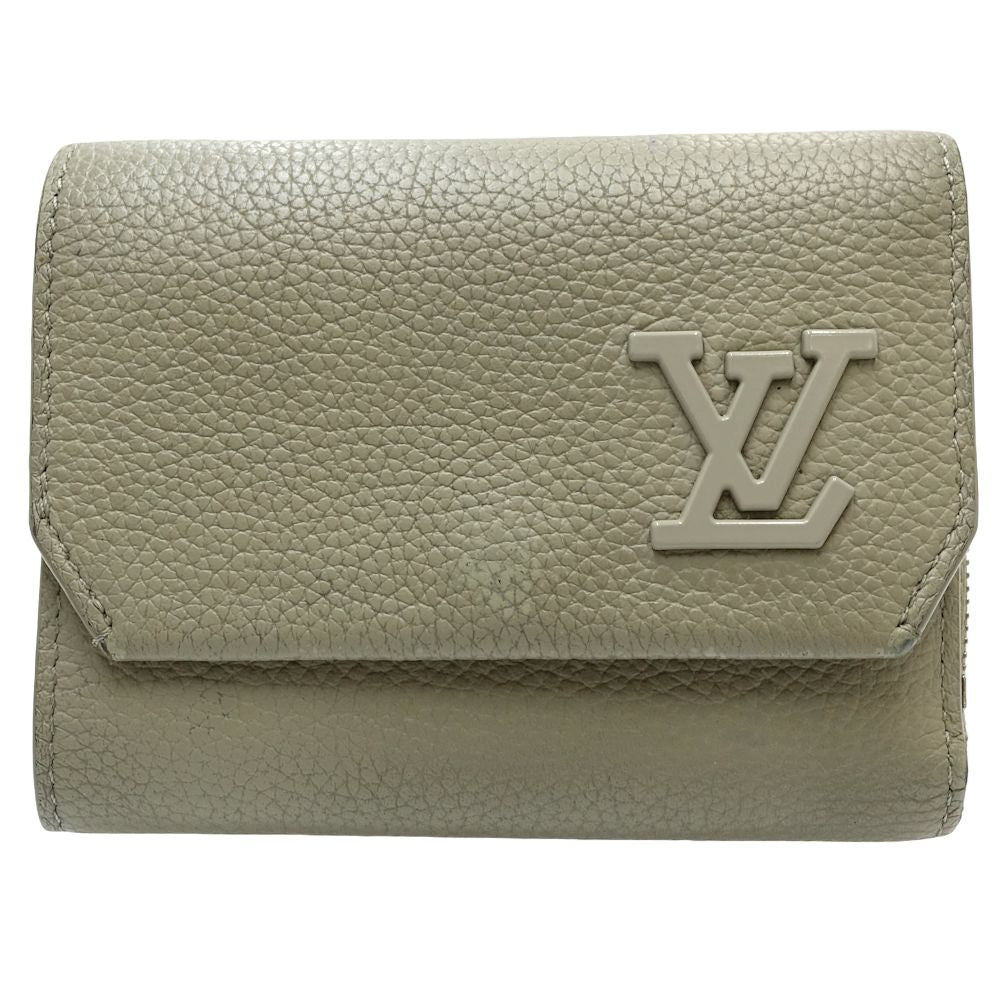 Louis Vuitton Leather Trifold Wallet M82410