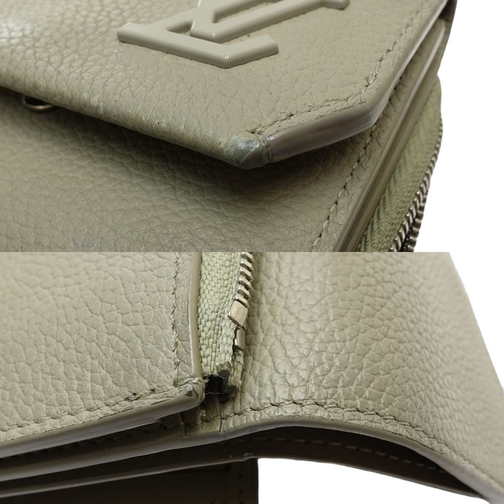 Louis Vuitton Leather Trifold Wallet M82410