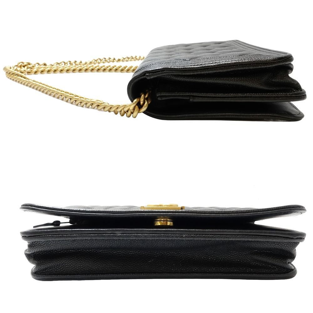 Chanel Boy Caviar Wallet Chain AP1117