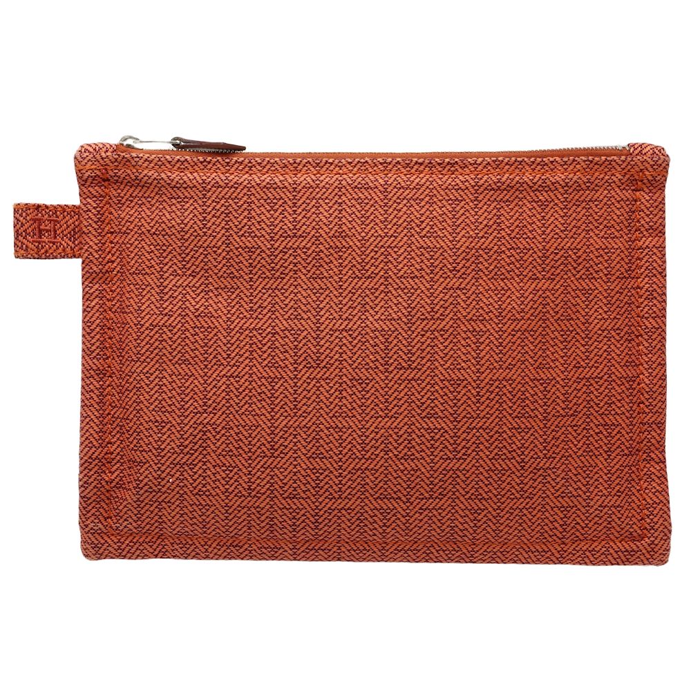 Hermes Bora Bora PM Cotton Pouch Orange