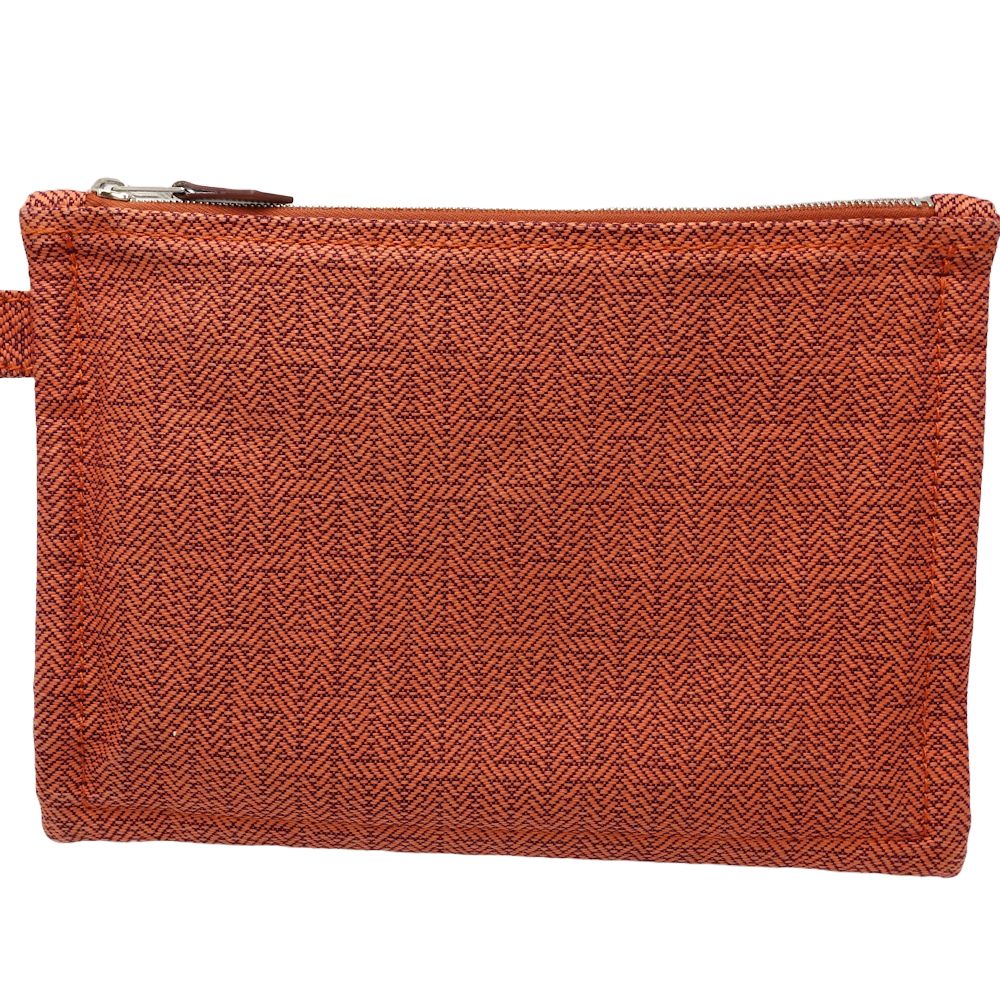 Hermes Bora Bora PM Cotton Pouch Orange