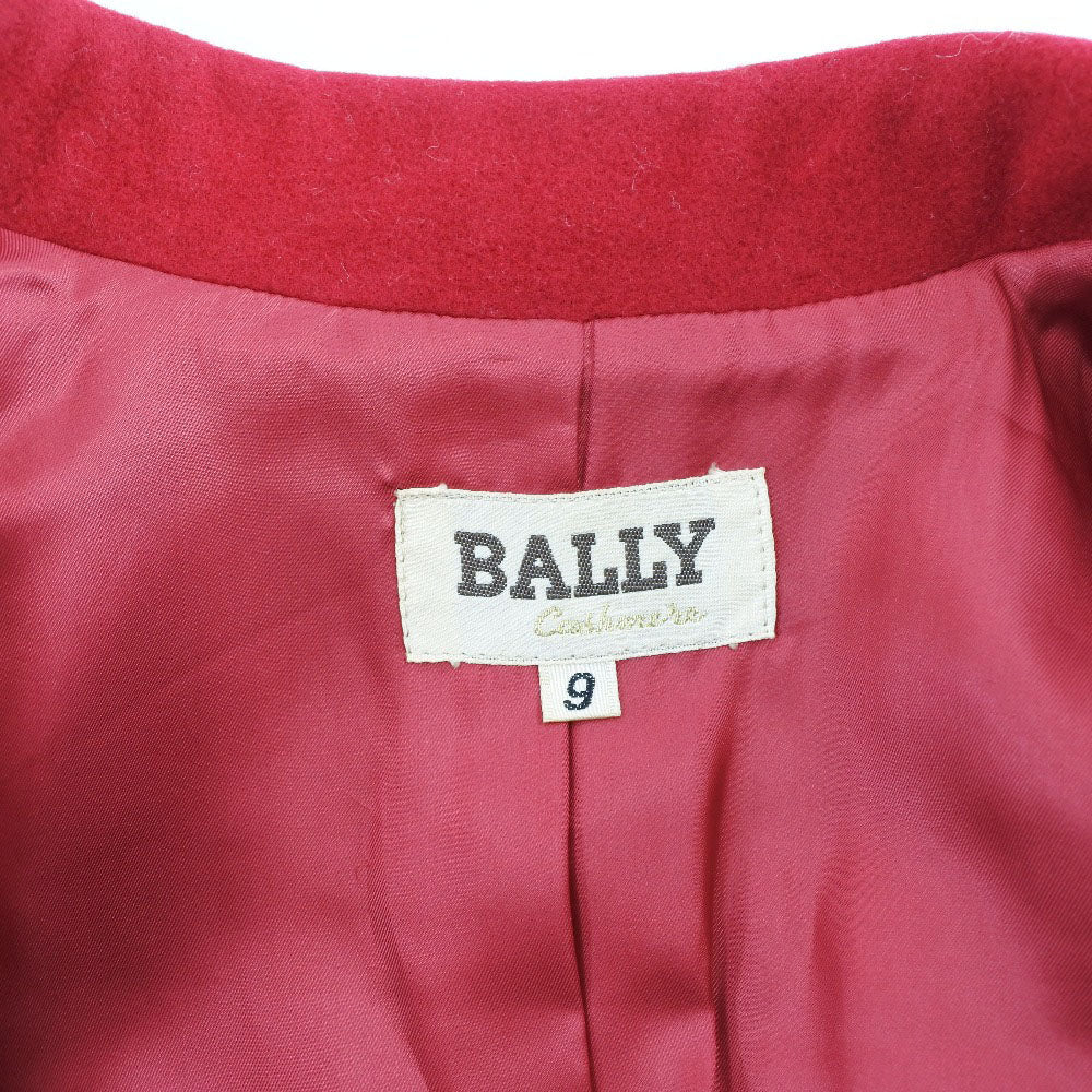 Bally Wool Cashmere Long Coat Red