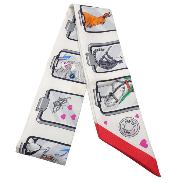 Hermes Twilly Silk Scarf