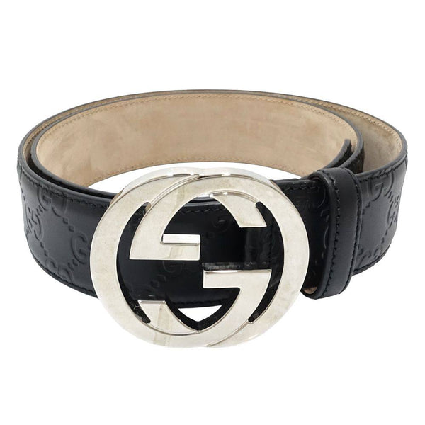 Gucci Interlocking G Leather Belt