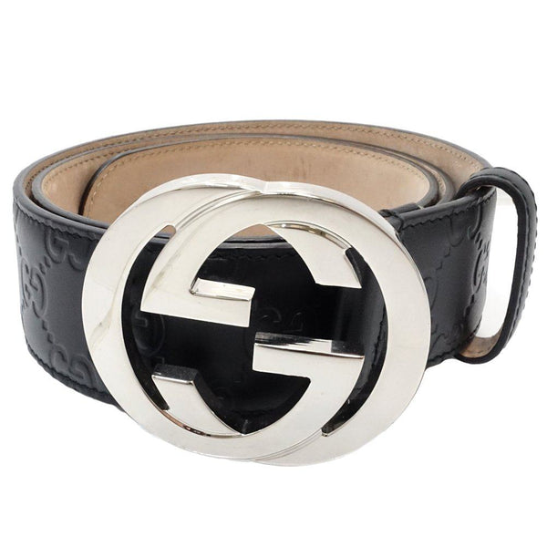 Gucci Interlocking G Guccissima Leather Belt
