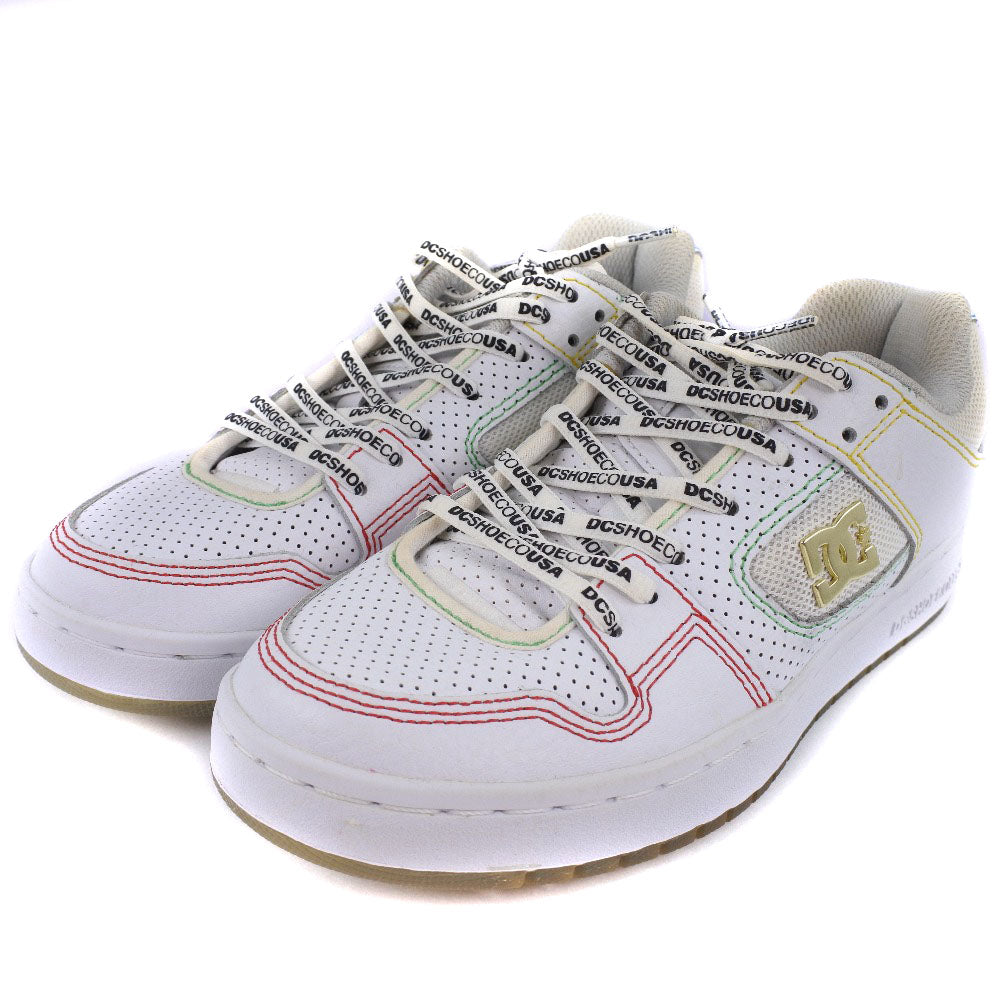 DC MANTECA SE Leather Sneakers White Women