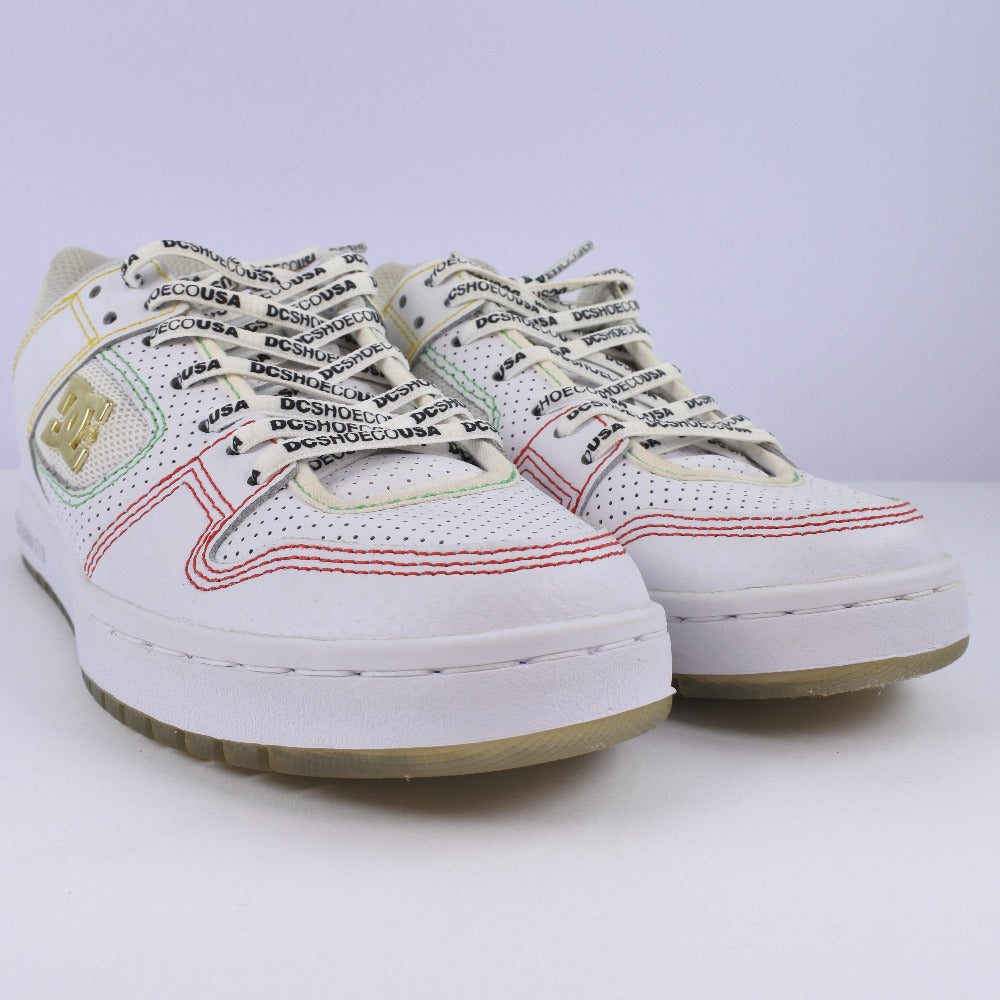 DC MANTECA SE Leather Sneakers White Women