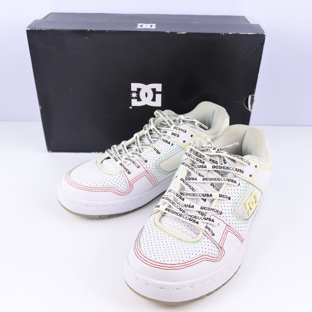 DC MANTECA SE Leather Sneakers White Women