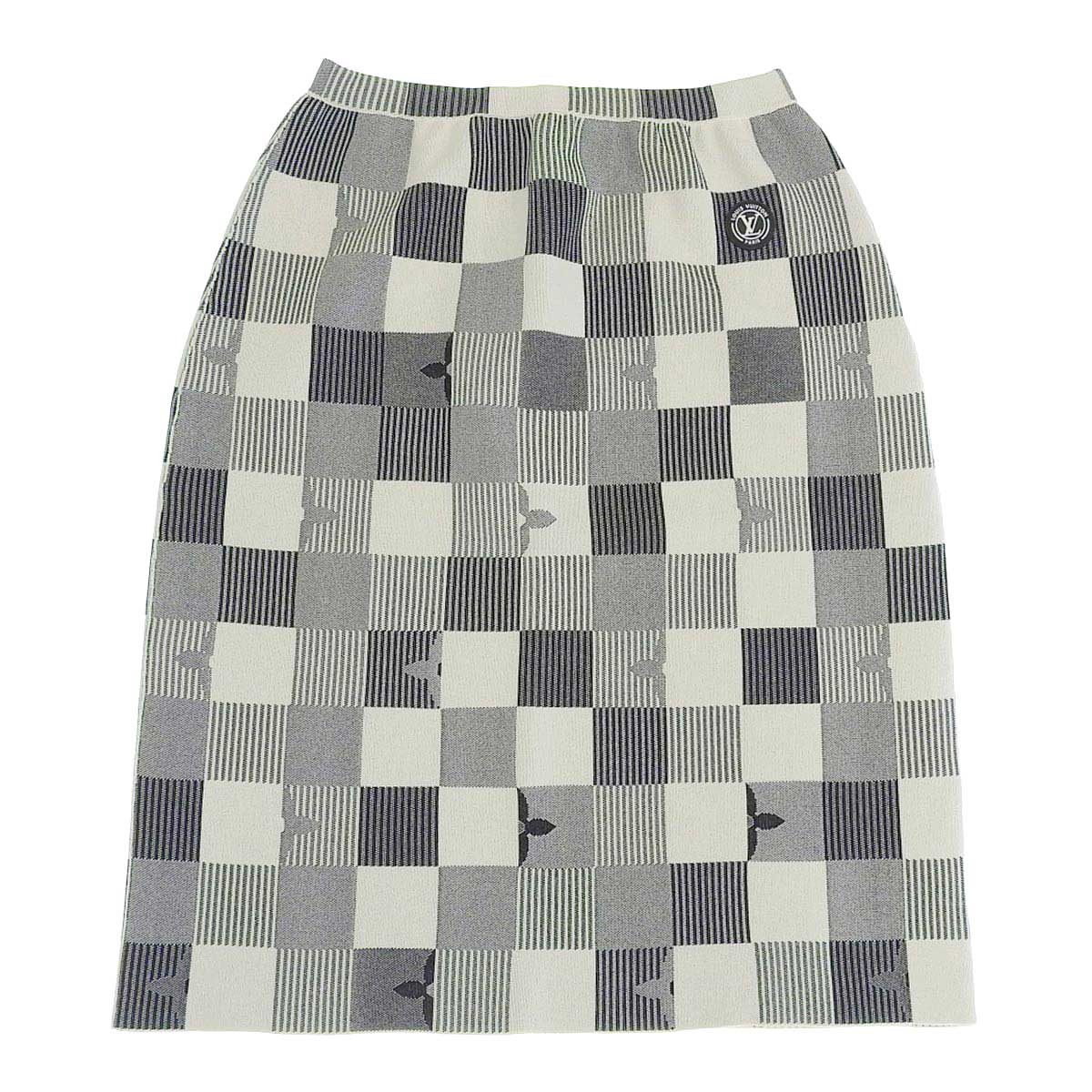 Louis Vuitton Monogram Damier Knit Skirt