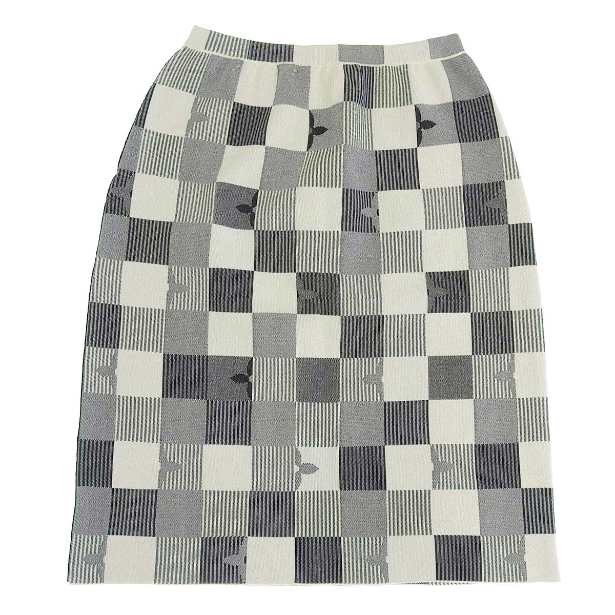 Louis Vuitton Monogram Damier Knit Skirt