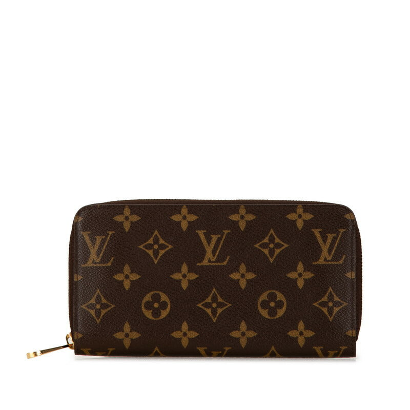 Louis Vuitton Monogram Zippy Wallet Brown