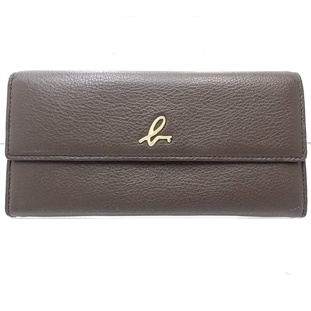 agnes b. Leather Long Wallet