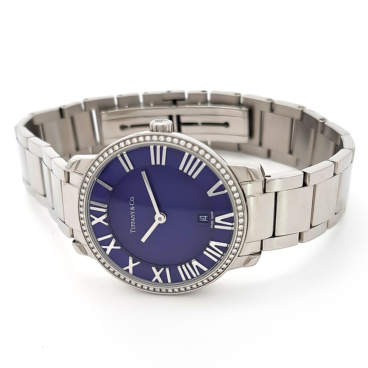 Quartz Diamond Bezel Atlas Wrist Watch 34876193