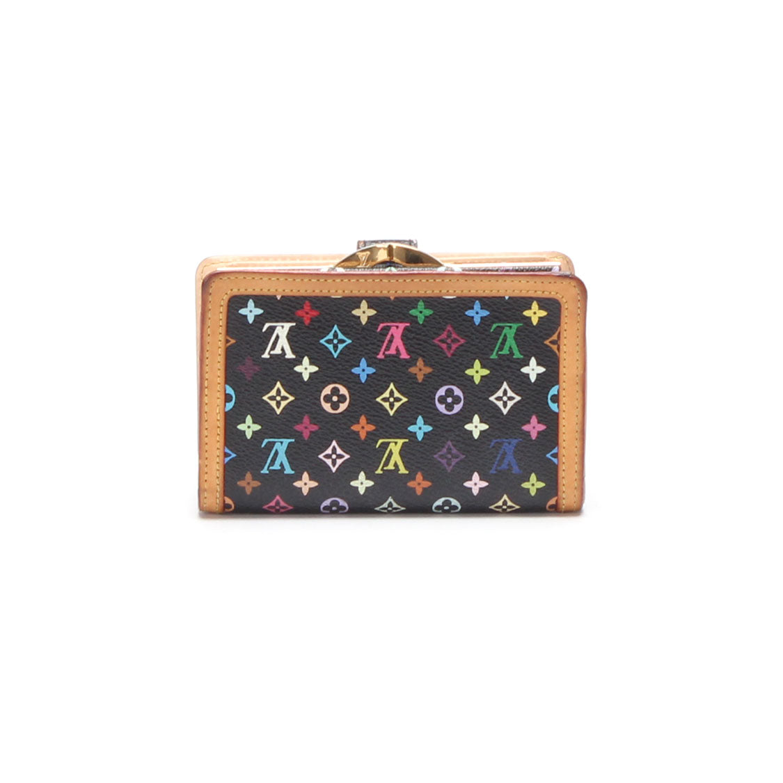 Louis Vuitton Monogram Multicolore French Purse Canvas Long Wallet in Great Condition