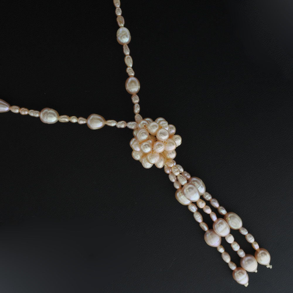 Pearl Necklace 0.2-7.6mm Pink Japan