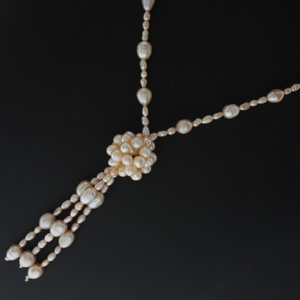 Pearl Necklace 0.2-7.6mm Pink Japan