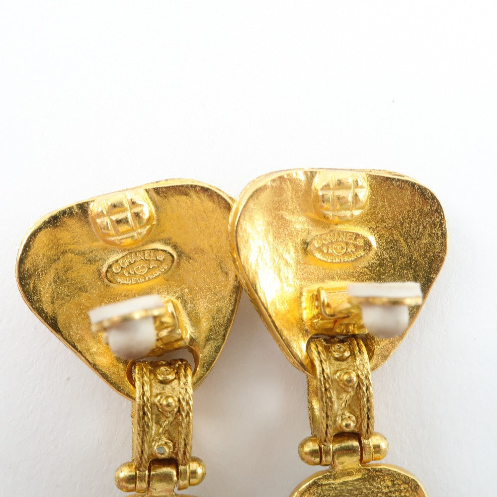 Chanel Gold Plated Vintage Earrings