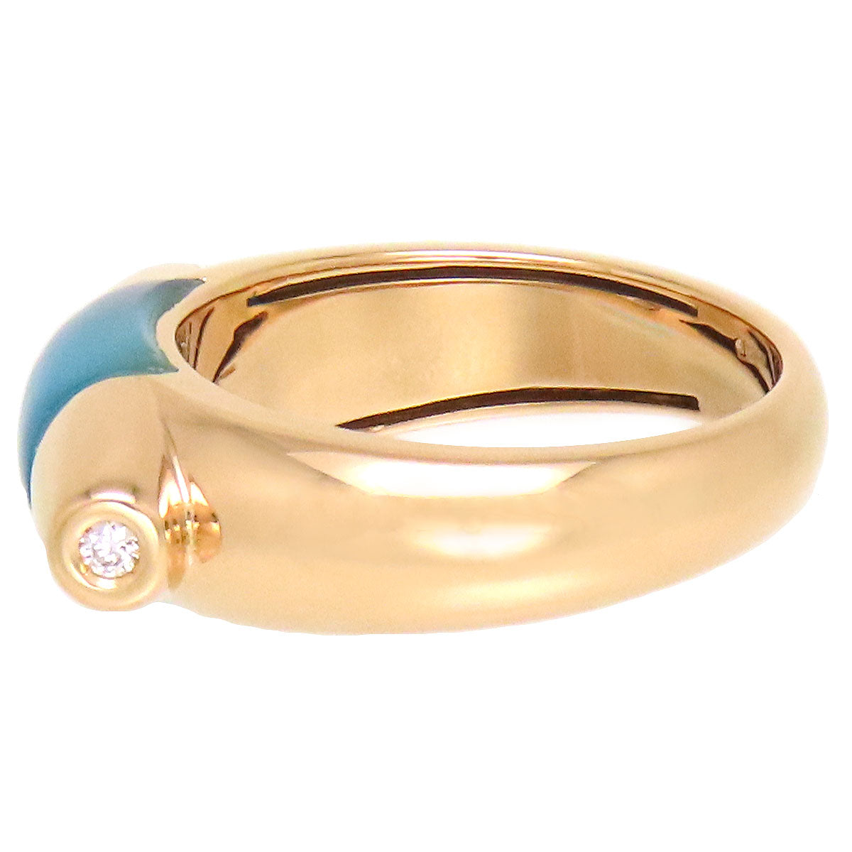 18k Gold Diamond Gancini Ring