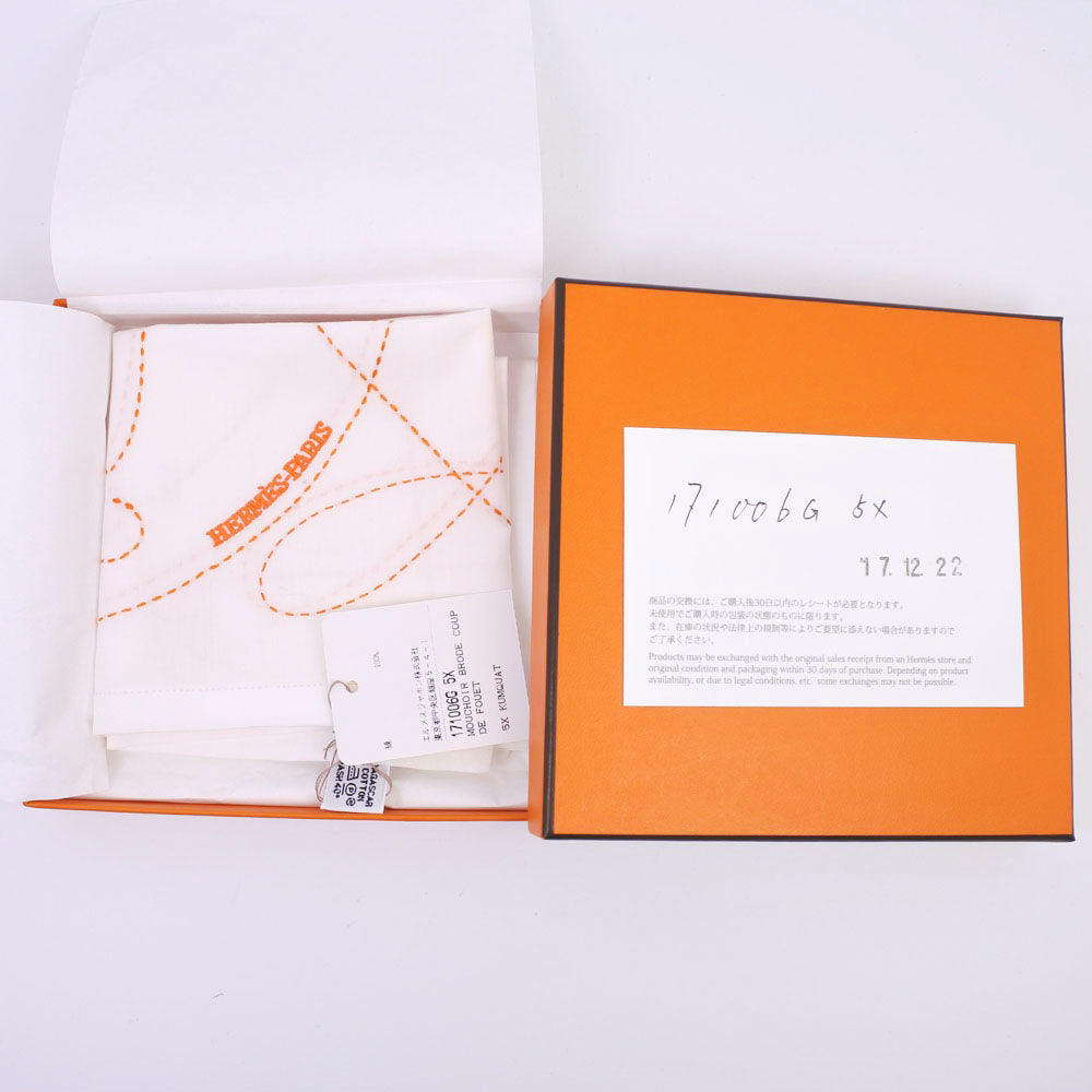 Hermes Cotton Handkerchief Scarf