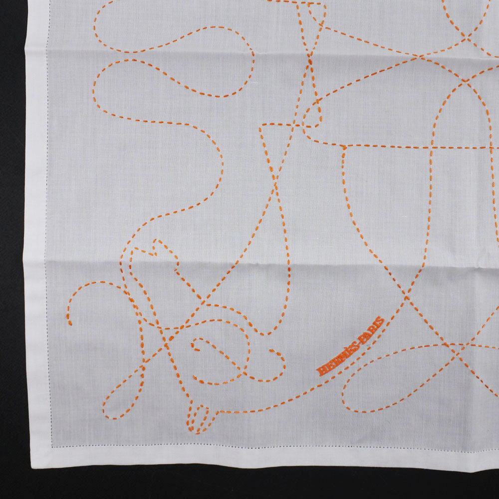 Hermes Cotton Handkerchief Scarf