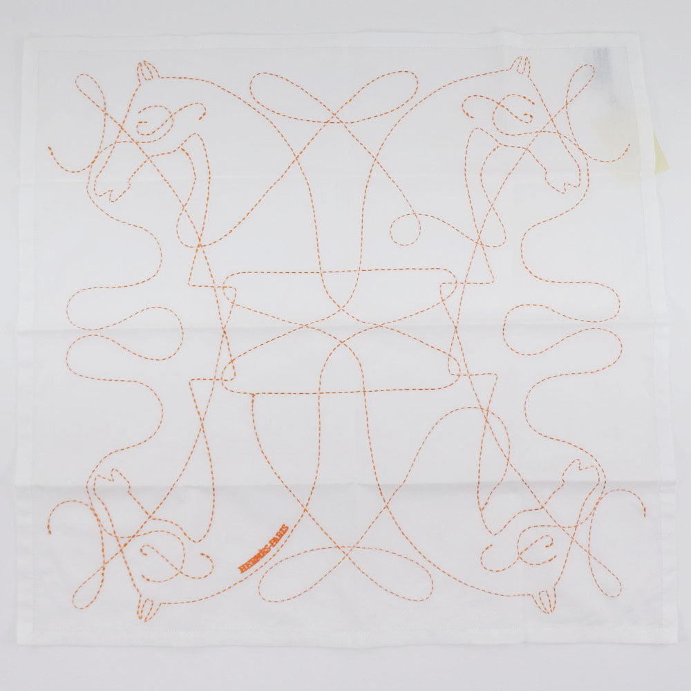 Hermes Cotton Handkerchief Scarf