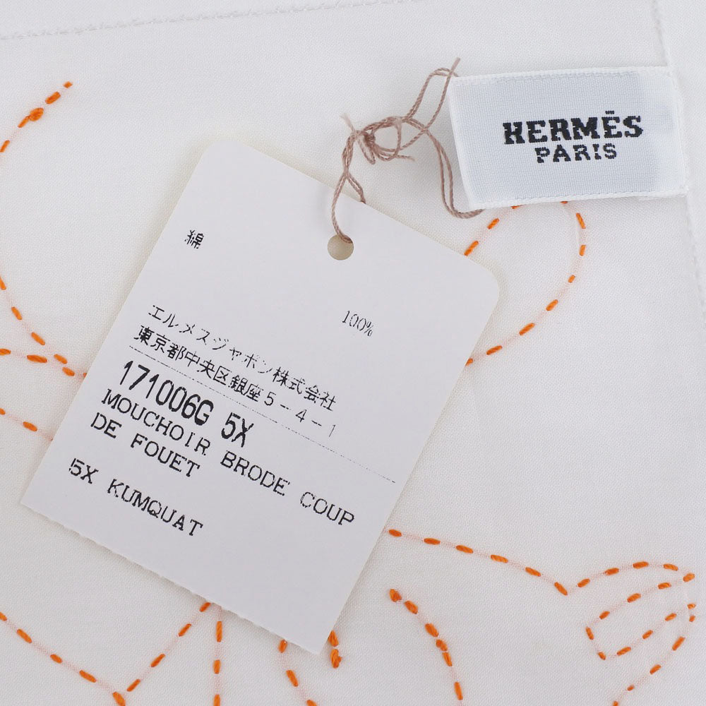 Hermes Cotton Handkerchief Scarf