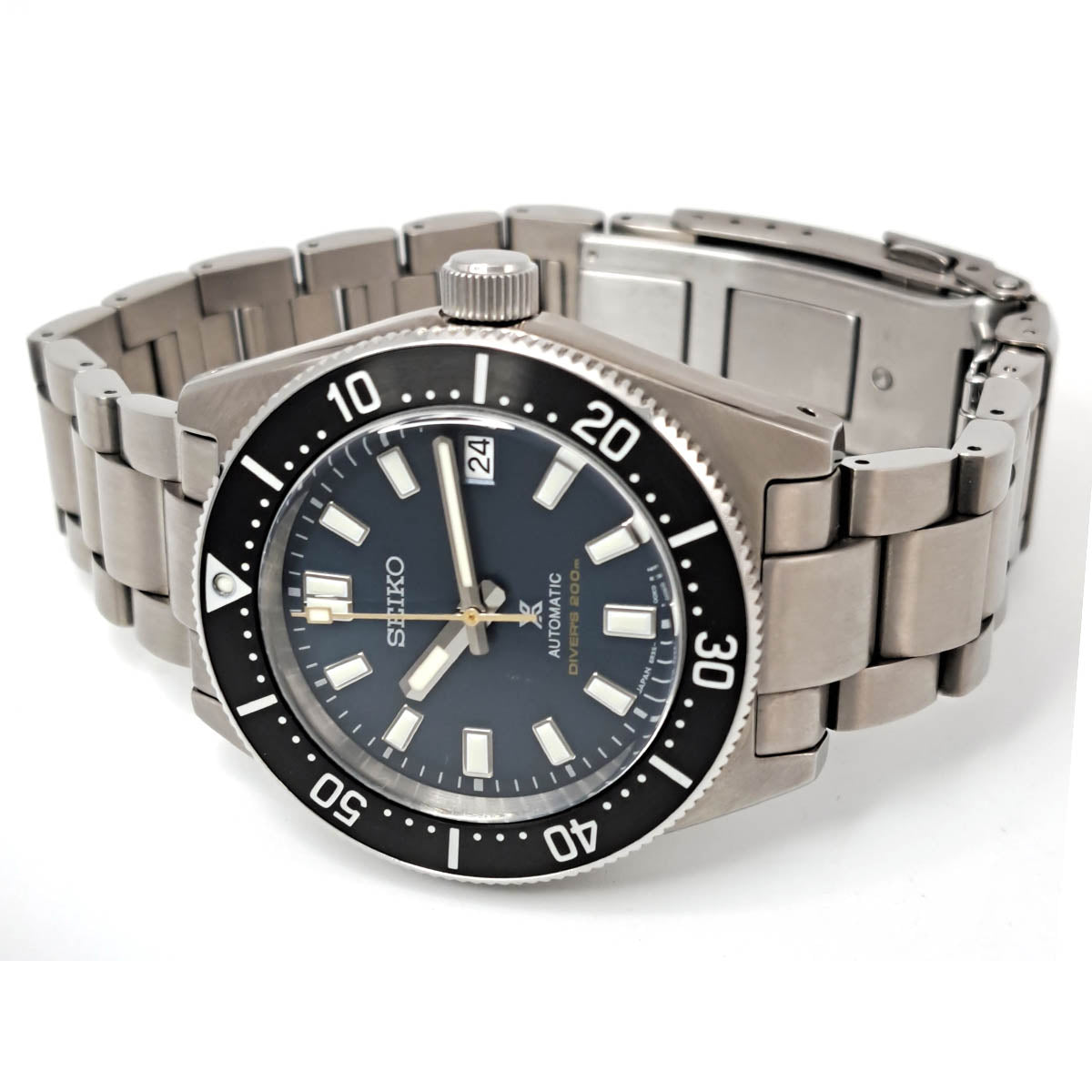 Seiko "Prospex 55th Anniversary Limited" Men's Automatic Wristwatch in Stainless Steel  SBDC107