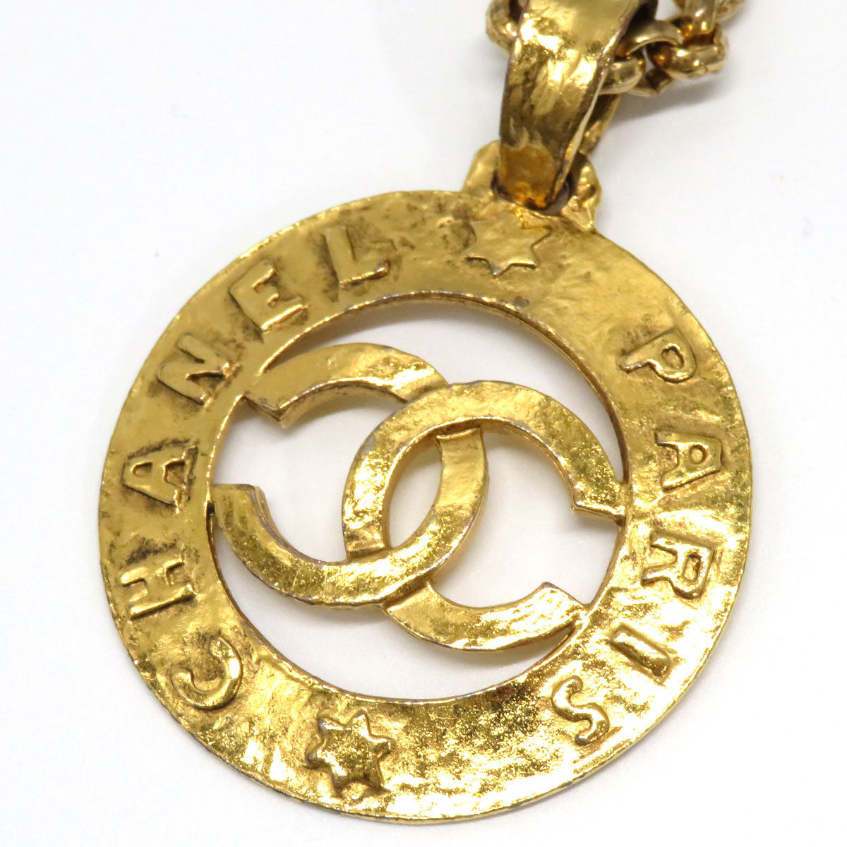 CC Medallion Chain Necklace