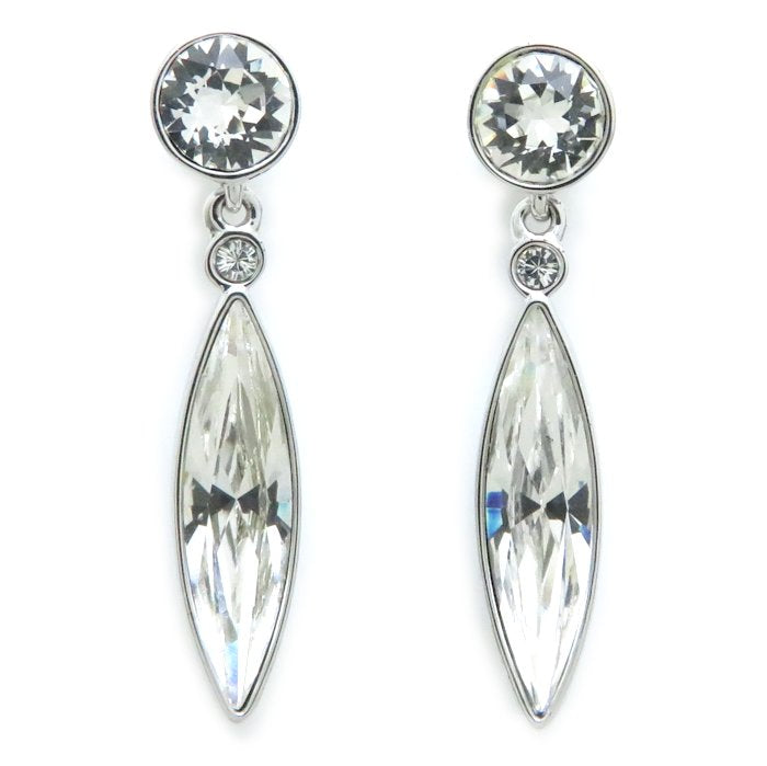 Swarovski Silver Plated Crystal Earrings