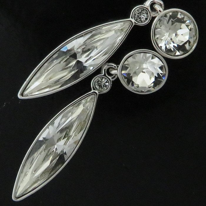 Swarovski Silver Plated Crystal Earrings