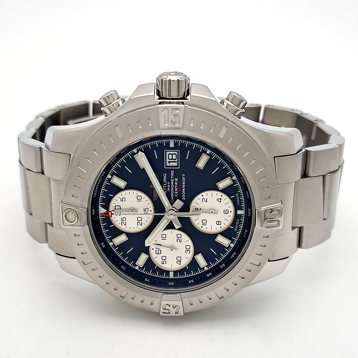 BREITLING Colt Chronograph Automatic A13388 Stainless Steel Men's Watch [Used] A13388