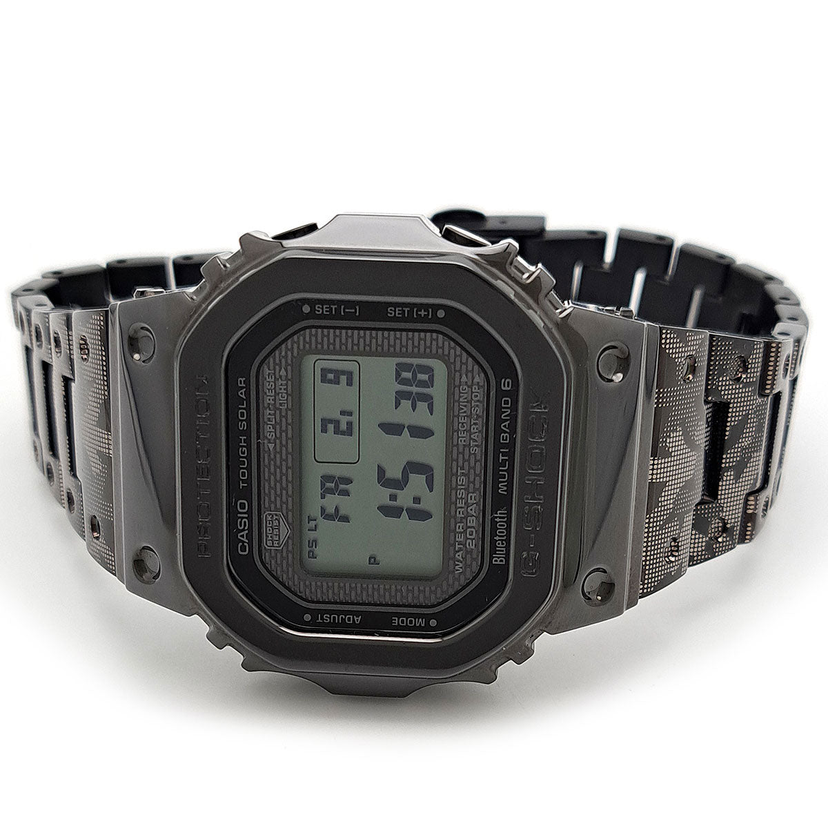Casio G-Shock "Eric Haze Collaboration 40th Anniversary Limited Model" Men's Solar Wristwatch in Stainless Steel GMW-B5000EH