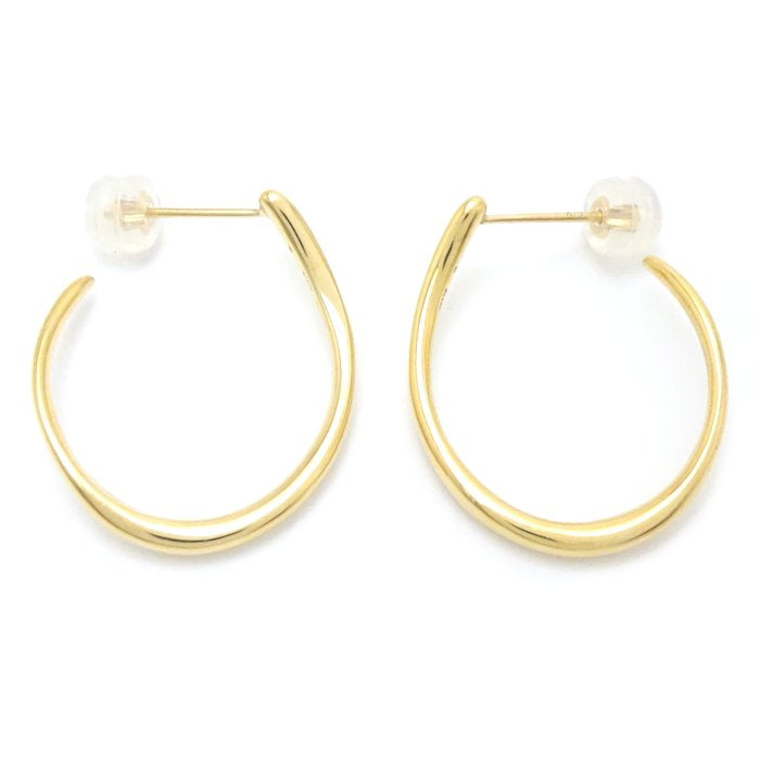 VENDOME Aoyama K18YG Hoop Earrings