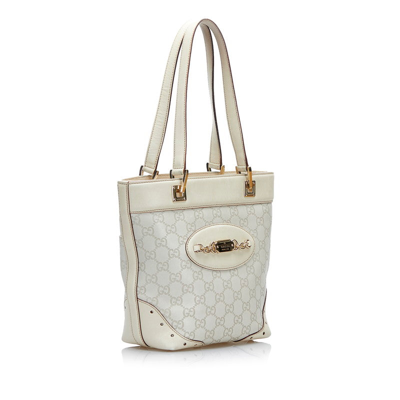 GG Signature Punch Tote Bag 145994