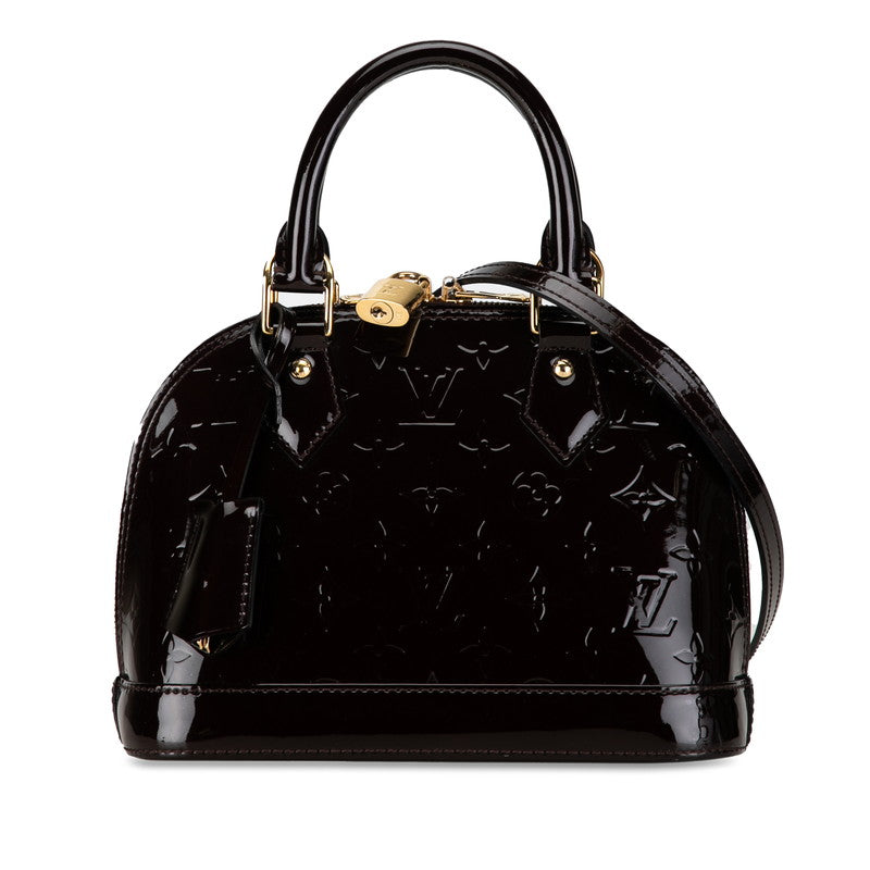 Louis Vuitton Alma BB Leather Handbag M91678 in Good condition