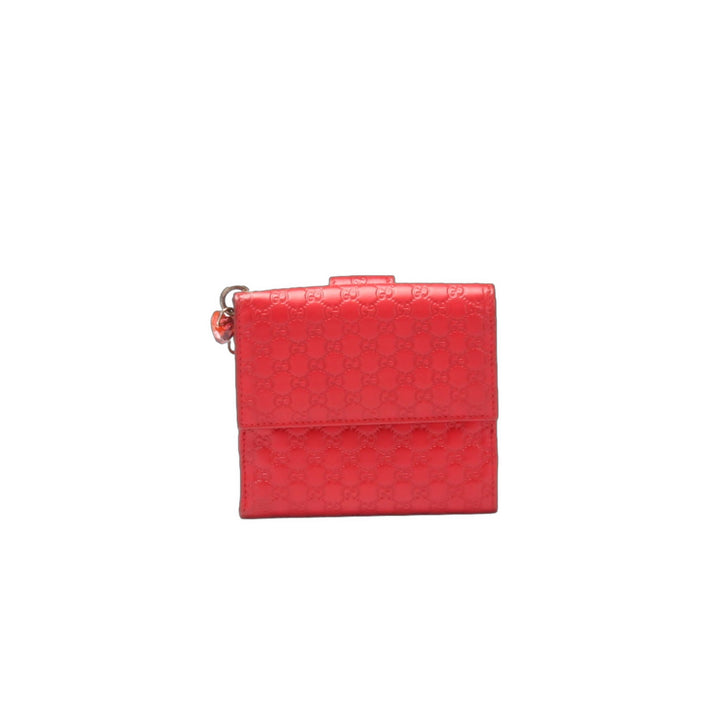 Gucci Microguccissima Leather Bifold Wallet Leather Short Wallet 282579 in Very Good Condition