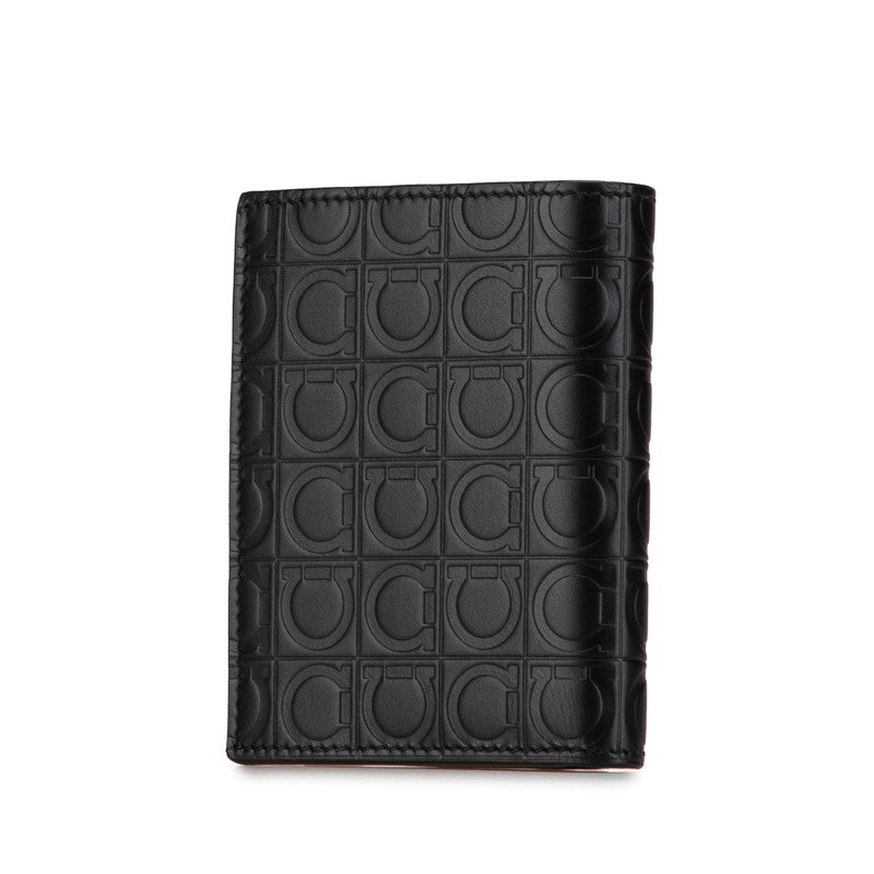 Salvatore Ferragamo Gancini Embossed Leather Wallet