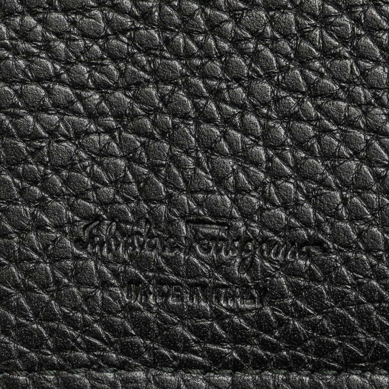 Salvatore Ferragamo Gancini Embossed Leather Wallet