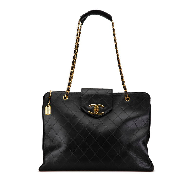 Chanel Leather Coco Mark Tote Bag