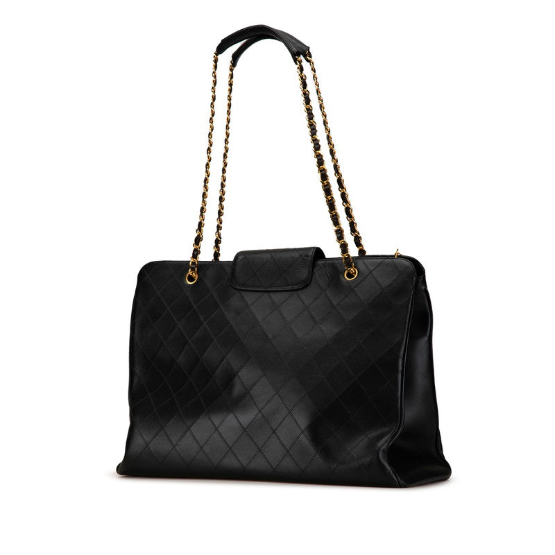 Chanel Leather Coco Mark Tote Bag