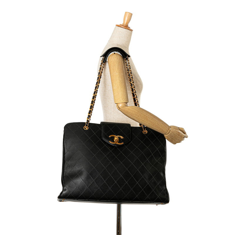 Chanel Leather Coco Mark Tote Bag