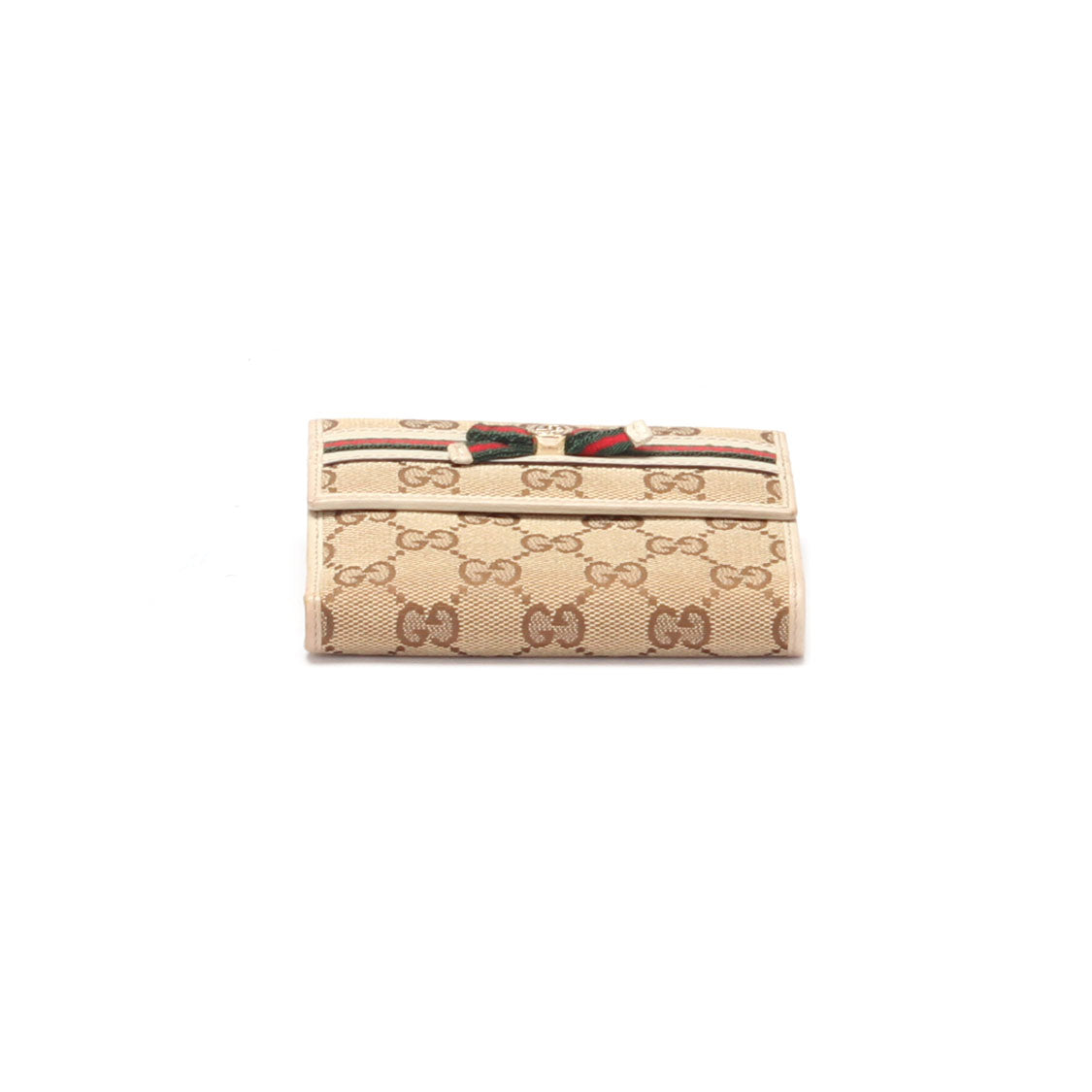 GG Canvas Sherry Double Wallet 256997