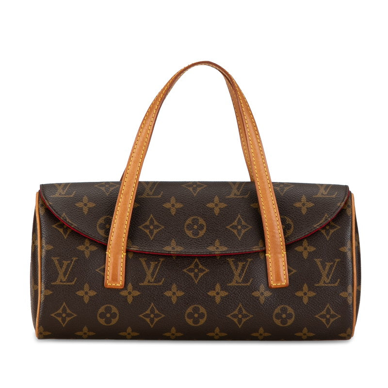 Louis Vuitton Monogram Sonatine Handbag M51902 Brown PVC Leather in Very Good Condition