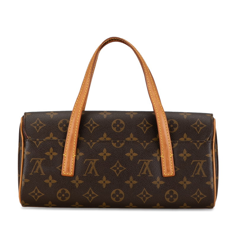 Louis Vuitton Monogram Sonatine Handbag M51902 Brown PVC Leather in Very Good Condition