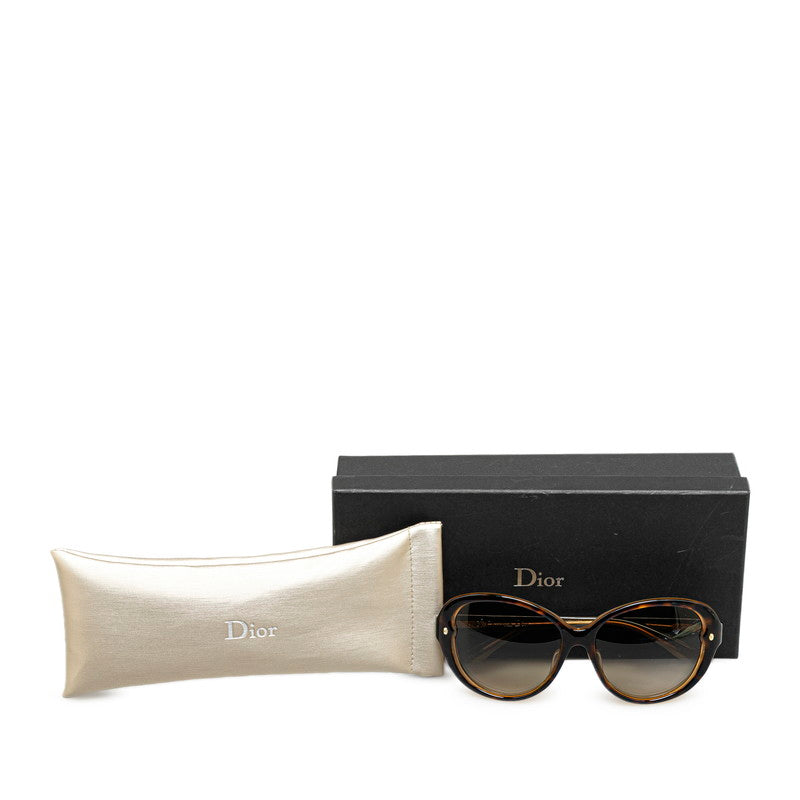 Dior Logo Plastic Sunglasses Brown