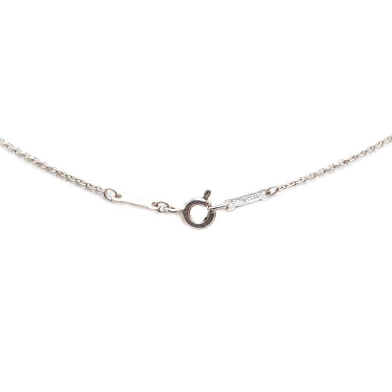 Tiffany & Co Open Heart Necklace Silver