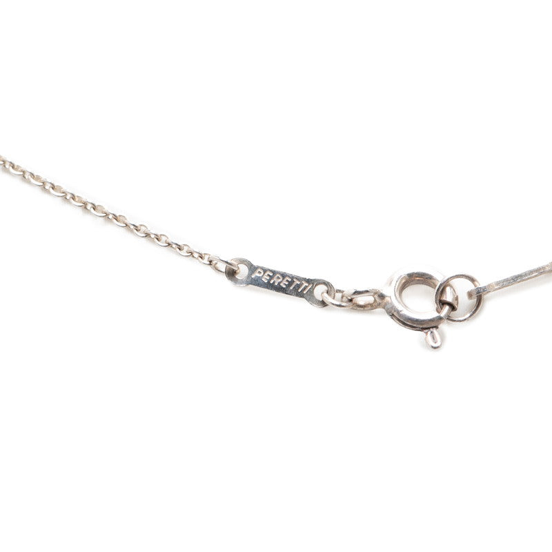 Tiffany & Co Open Heart Necklace Silver