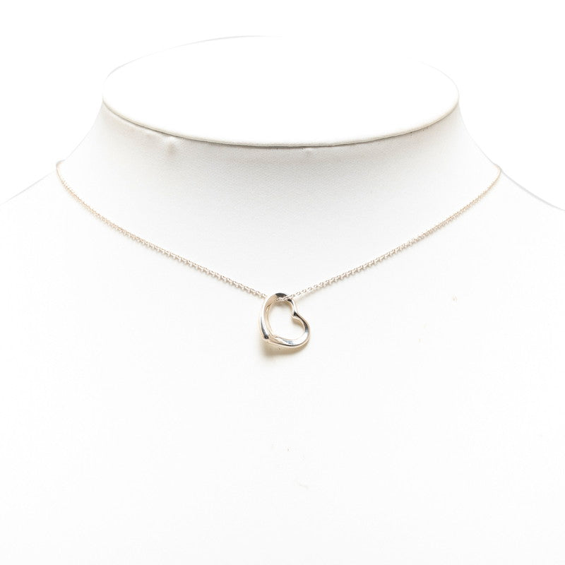 Tiffany & Co Open Heart Necklace Silver