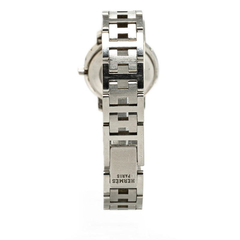 Hermes Clipper Quartz Watch Stainless Steel CL4.210